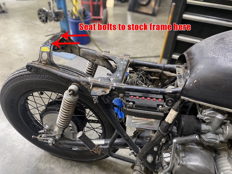 Cb550 brat sale seat